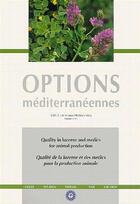 Couverture du livre « Quality in lucerne and medics for animalproduction qualite de la luzerne et des medics pour la produ » de Delgado aux éditions Ciheam