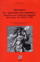 Couverture du livre « Revisiter la querelle des femmes 2 » de Haase Dubosc aux éditions Pu De Saint Etienne