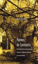 Couverture du livre « Poèmes de Czernovitz » de Francois Mathieu aux éditions Corlevour