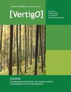 Couverture du livre « VERTIGO T.6/2 ; l'aménagement forestier : les enjeux sociaux, économiques et environnementaux » de Vertigo aux éditions Editions En Environnement