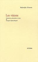 Couverture du livre « Les visions » de Hadewijch Anvers aux éditions Ad Solem