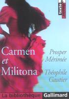 Couverture du livre « Carmen et militona » de Gautier/Merimee aux éditions Gallimard