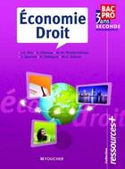 Couverture du livre « Économie/droit » de Jean-Charles Diry aux éditions Foucher