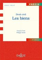Couverture du livre « Droit civil ; les biens (9e édition) » de Francois Terre et Philippe Simler aux éditions Dalloz