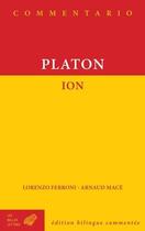 Couverture du livre « Ion » de Platon aux éditions Belles Lettres