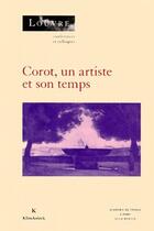 Couverture du livre « Corot, un artiste et son temps » de Vincent Pomarede et Gerard De Wallens aux éditions Klincksieck
