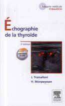 Couverture du livre « Echographie de la thyroide » de Tramalloni aux éditions Elsevier-masson