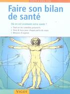 Couverture du livre « Faire son bilan de santé » de Nollau aux éditions Vigot