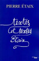 Couverture du livre « Textes et textes Etaix » de Pierre Etaix aux éditions Le Cherche-midi