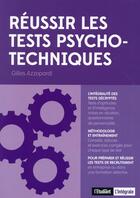 Couverture du livre « Réussir les tests psychotechniques » de Gilles Azzopardi aux éditions L'etudiant