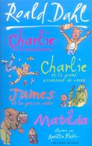 Couverture du livre « Roald dahl compilation ; charlie et la chocolaterie, charlie et le grand ascenseur de verre » de Roald Dahl aux éditions Gallimard-jeunesse