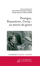 Couverture du livre « Pontigny, Cerisy, Royaumont : au miroir du genre » de  aux éditions Le Manuscrit