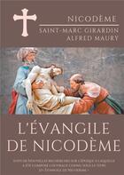 Couverture du livre « L'Evangile de Nicodème : nouvelles recherches » de Nicodeme aux éditions Books On Demand