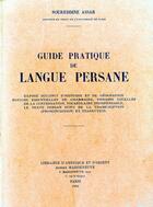 Couverture du livre « Langue persane. cours pratique. » de Abolgassemi P aux éditions Pu De Provence