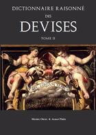 Couverture du livre « Dictionnaire raisonne des devises, tome ii » de Orcel/Peres aux éditions Arcades Ambo