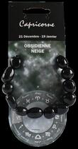 Couverture du livre « Bracelet zodiac - capricorne - obsidienne noire » de  aux éditions Dg-exodif