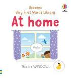 Couverture du livre « At home : very first words library » de Tony Neal et Matthew Oldham aux éditions Usborne