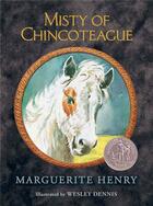 Couverture du livre « MISTY OF CHINCOTEAGUE » de Marguerite Henry aux éditions Aladdin
