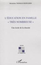 Couverture du livre « L'éducation en famille 