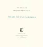 Couverture du livre « Poèmes pour ne pas dormir » de Philippe Salus aux éditions Obsidiane