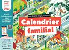 Couverture du livre « Calendrier familial : une double page par mois (édition 2022/2023) » de  aux éditions Marabout