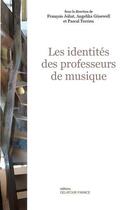 Couverture du livre « Les identites des professeurs de musique » de  aux éditions Delatour