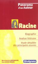Couverture du livre « Racine » de De Langenhagen M-A. aux éditions Studyrama