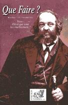Couverture du livre « Que faire ? 5 - periodique » de  aux éditions Samsa