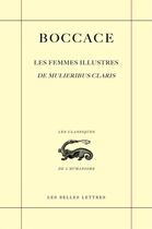 Couverture du livre « Des dames de renom » de Boccace aux éditions Belles Lettres