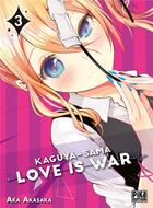 Couverture du livre « Kaguya-sama : love is war Tome 3 » de Aka Akasaka aux éditions Pika