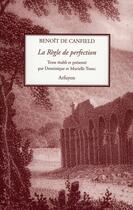 Couverture du livre « La règle de perfection » de Benoit De Canfi aux éditions Arfuyen