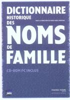 Couverture du livre « Dictionnaire historique des noms de famille » de Morin Marie-Odile aux éditions Nouveau Monde