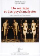 Couverture du livre « Du mariage et des psychanalystes » de  aux éditions Navarin