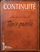 Couverture du livre « Continuité t.137 » de  aux éditions Editions Continuite