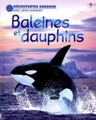 Couverture du livre « Baleines et dauphins » de Davidson/Woodcock aux éditions Usborne