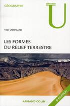 Couverture du livre « Les formes du relief terrestre (8e édition) » de Max Derruau aux éditions Armand Colin