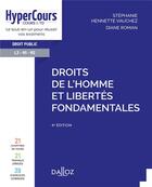 Couverture du livre « Droits de l'Homme et libertés fondamentales » de Diane Roman et Stephanie Hennette Vauchez aux éditions Dalloz