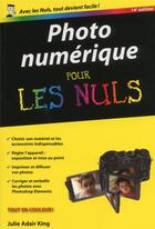 Couverture du livre « Photo numérique pour les nuls (14e édition) » de Julie Adair King aux éditions First