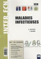 Couverture du livre « Inter ecn maladies infectieuses » de Catherine Dufour et T. Barba aux éditions Vernazobres Grego