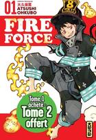 Couverture du livre « Fire force Tome 1 » de Atsushi Ohkubo aux éditions Kana