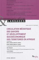 Couverture du livre « Circulation médiatique des savoirs en Afrique » de  aux éditions Necplus