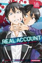 Couverture du livre « Real account Tome 18 » de Shizumu Watanabe et Okushou aux éditions Kurokawa