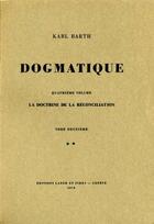 Couverture du livre « Dogmatique barth t.21 » de  aux éditions Labor Et Fides