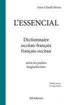 Couverture du livre « L'essencial, dictionnaire occitan-français français-occitan » de Joan-Claudi Serras aux éditions Ieo Edicions