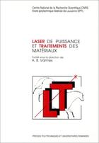 Couverture du livre « Laser de puiss.trait.mat. » de Vannes aux éditions Ppur