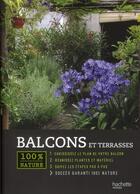 Couverture du livre « Balcons et terrasses » de Armelle Robert aux éditions Hachette Pratique