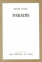 Couverture du livre « Paradis » de Philippe Sollers aux éditions Seuil