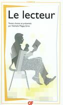 Couverture du livre « Le lecteur » de Nathalie Piegay-Gros aux éditions Flammarion