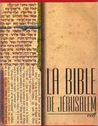 Couverture du livre « Bible de jerusalem - toile rouge » de  aux éditions Cerf