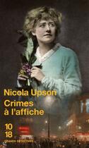 Couverture du livre « Crimes à l'affiche » de Nicola Upson aux éditions 10/18